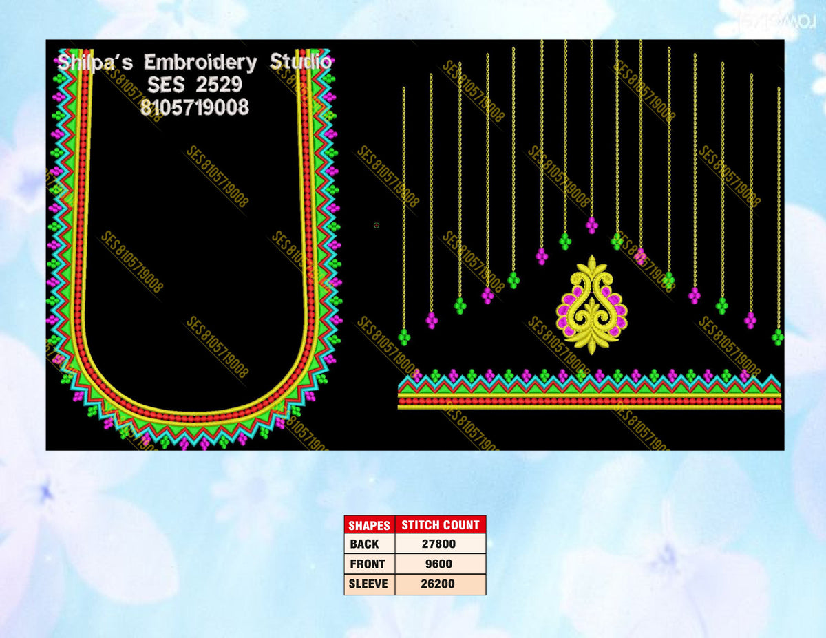 Embroidery Designs 2501-2600 Series