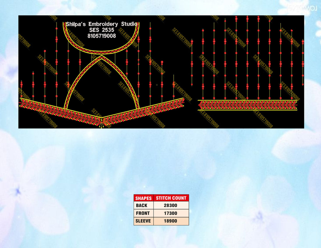 Embroidery Designs 2501-2600 Series