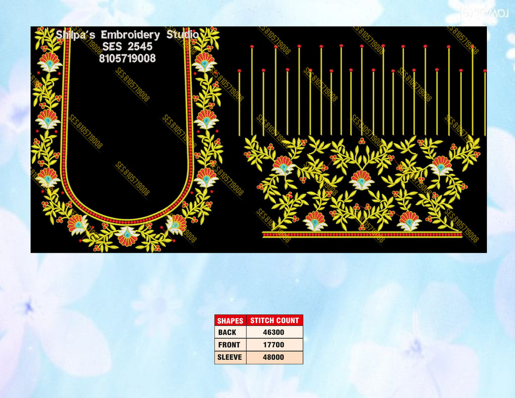 Embroidery Designs 2501-2600 Series