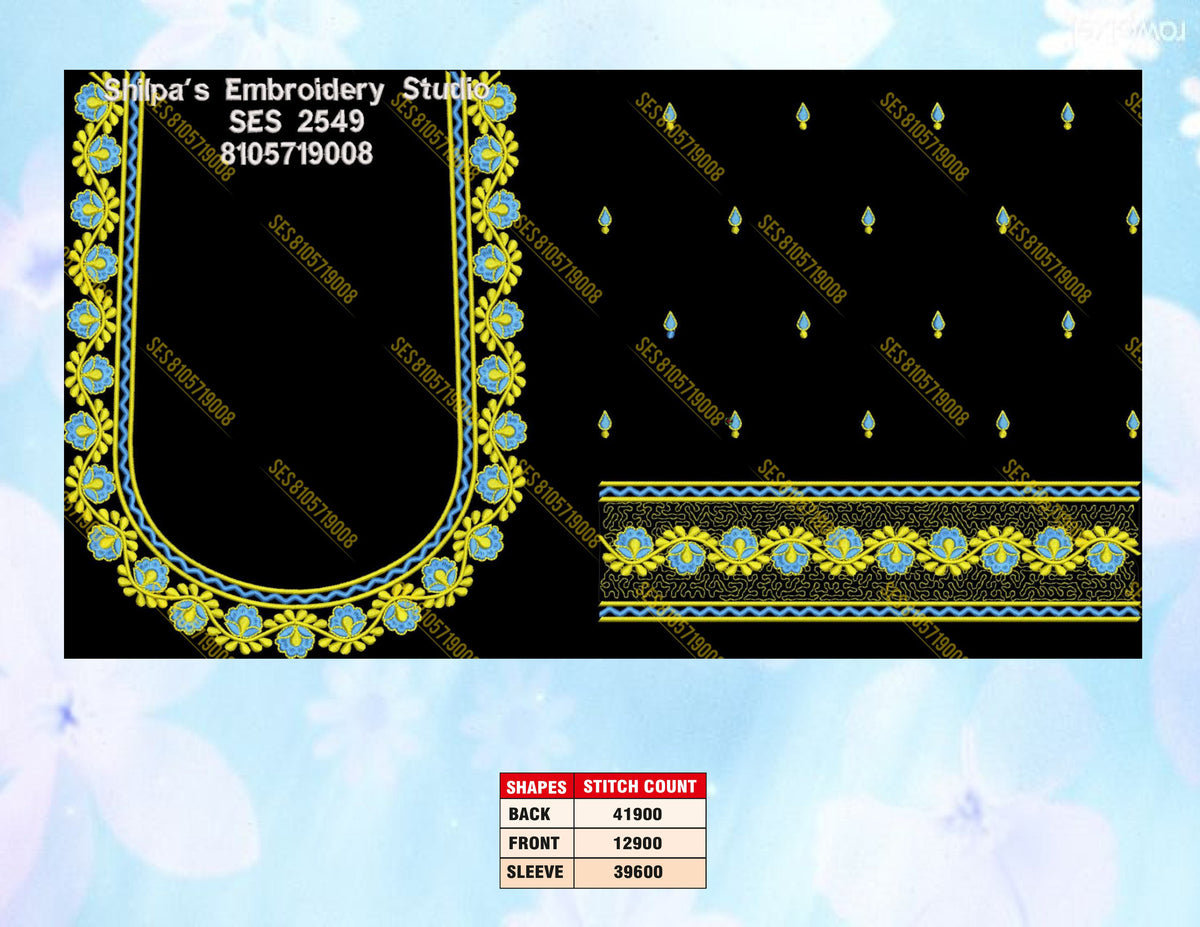 Embroidery Designs 2501-2600 Series