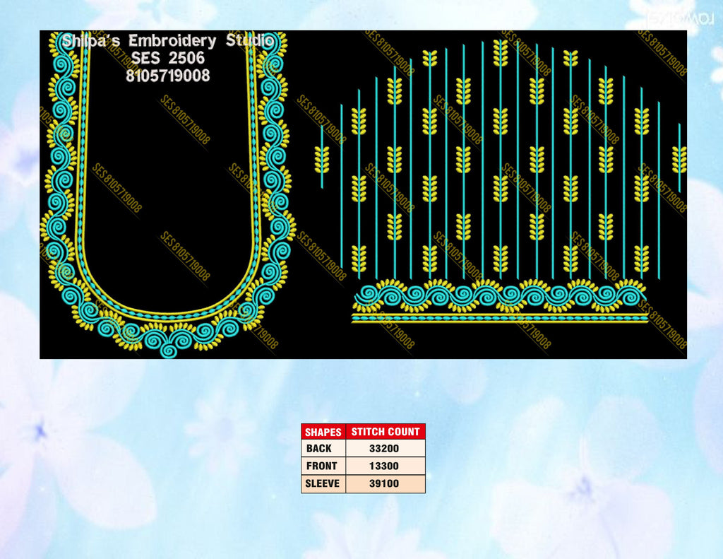 Embroidery Designs 2501-2600 Series