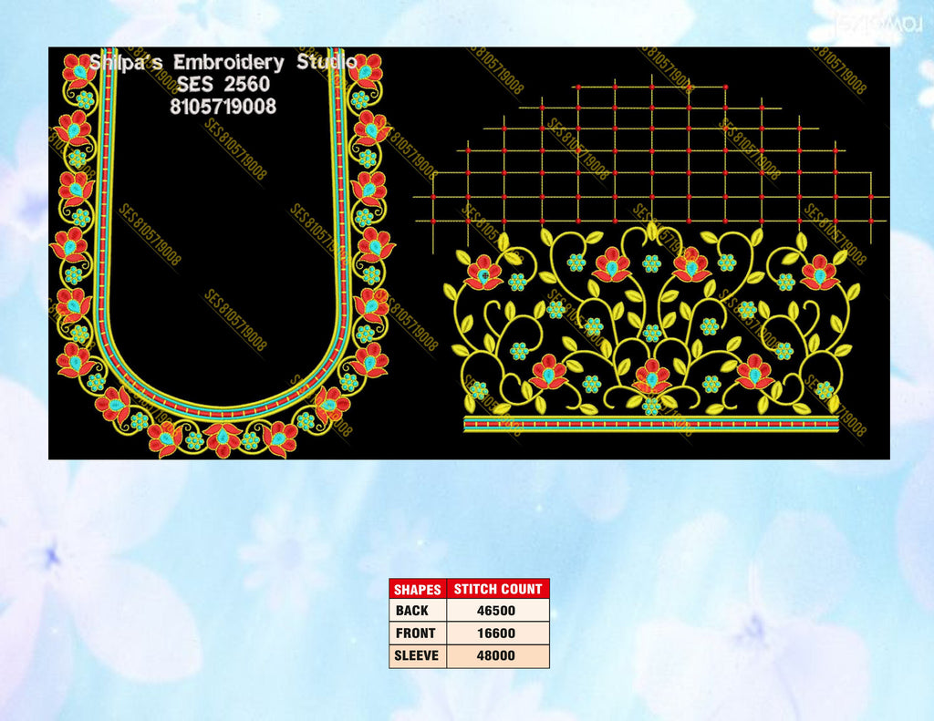 Embroidery Designs 2501-2600 Series