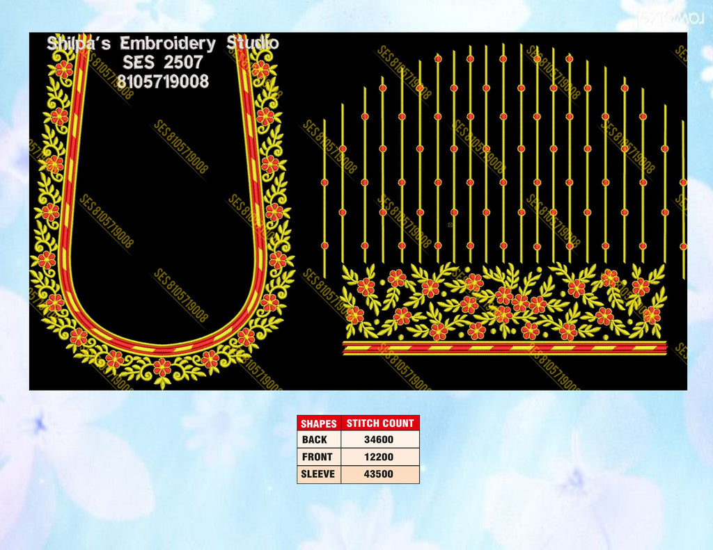 Embroidery Designs 2501-2600 Series