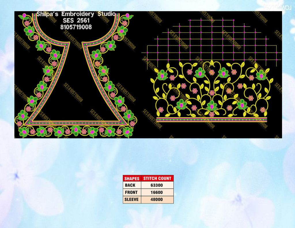 Embroidery Designs 2501-2600 Series