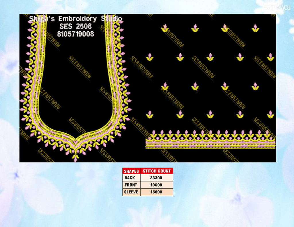 Embroidery Designs 2501-2600 Series