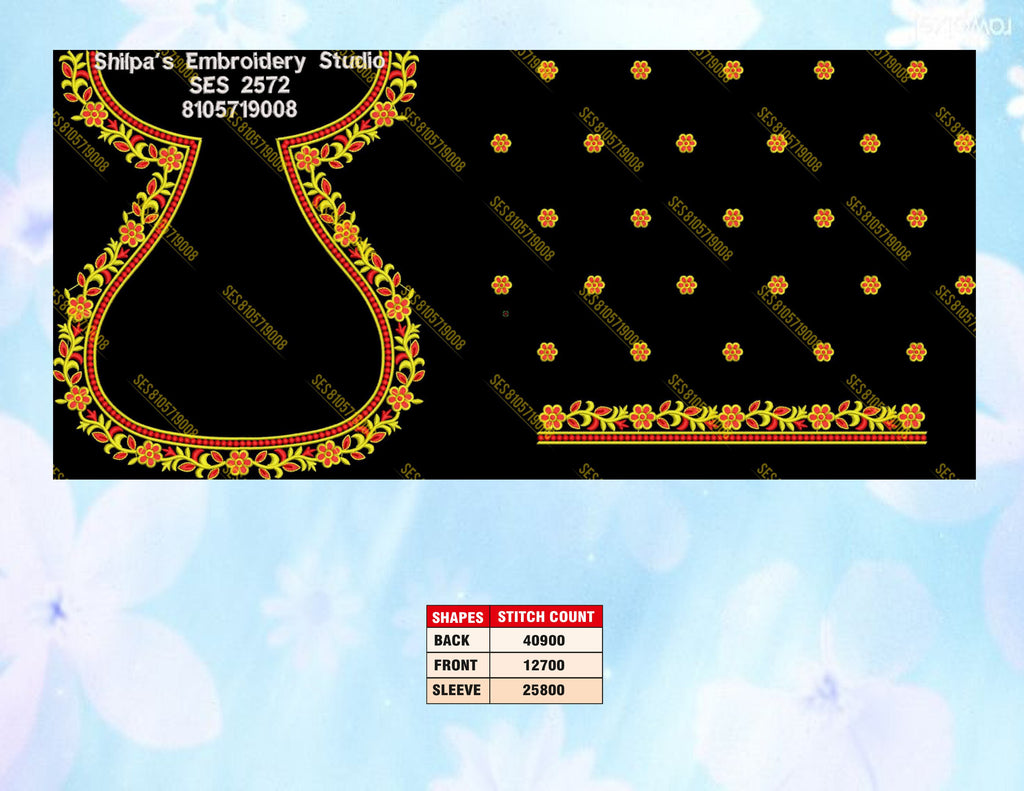 Embroidery Designs 2501-2600 Series