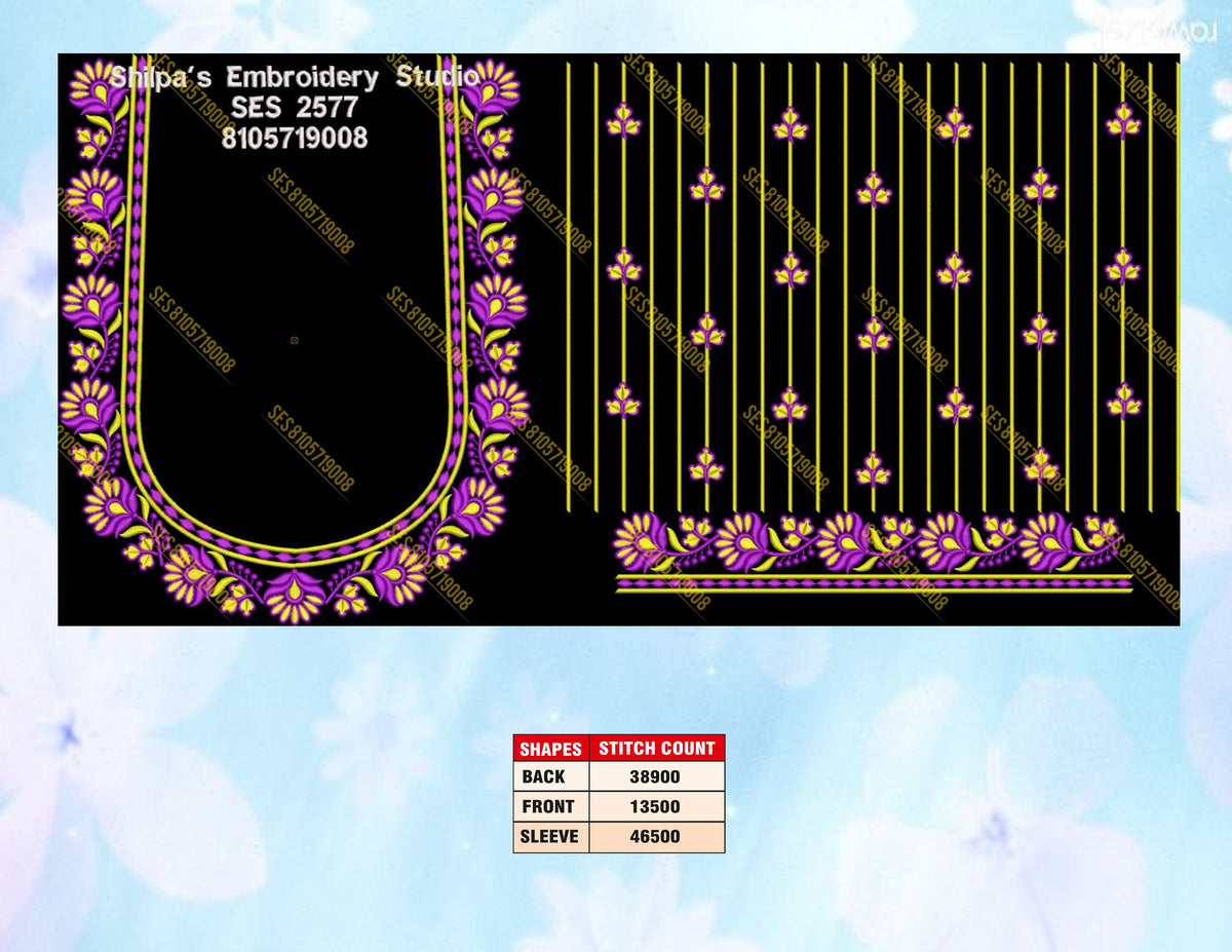 Embroidery Designs 2501-2600 Series