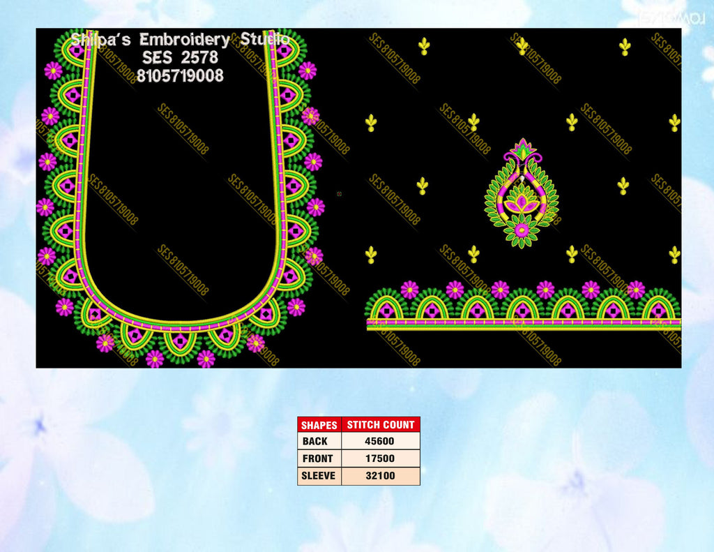 Embroidery Designs 2501-2600 Series