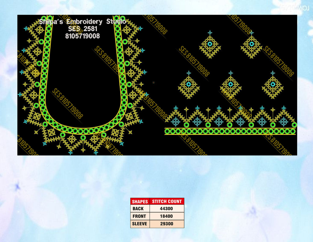 Embroidery Designs 2501-2600 Series