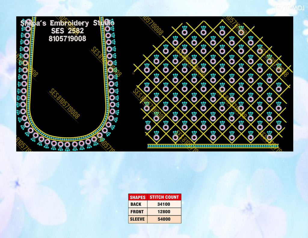 Embroidery Designs 2501-2600 Series