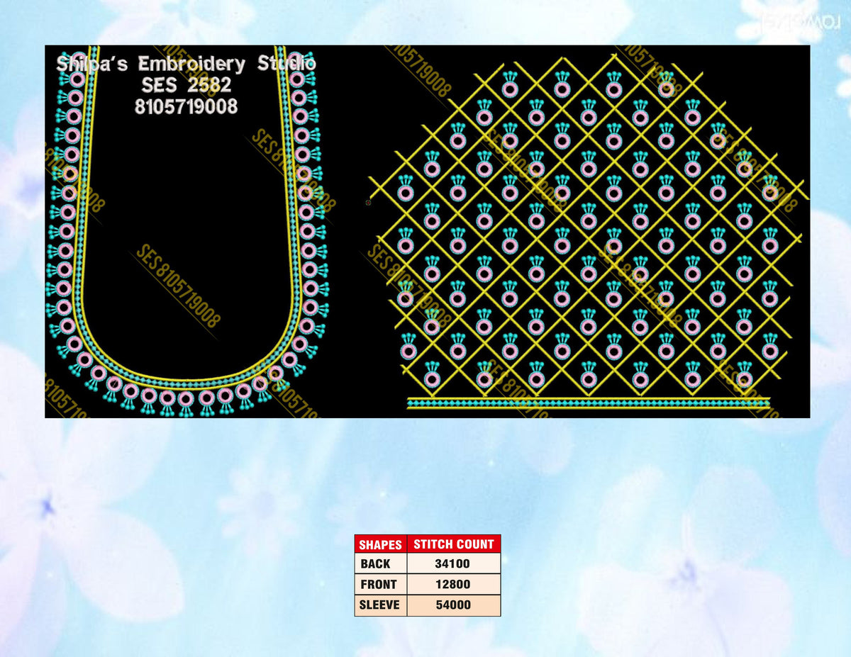 Embroidery Designs 2501-2600 Series