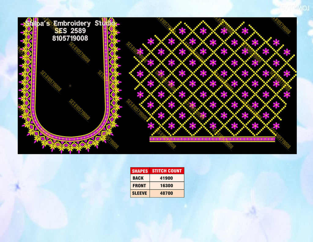 Embroidery Designs 2501-2600 Series