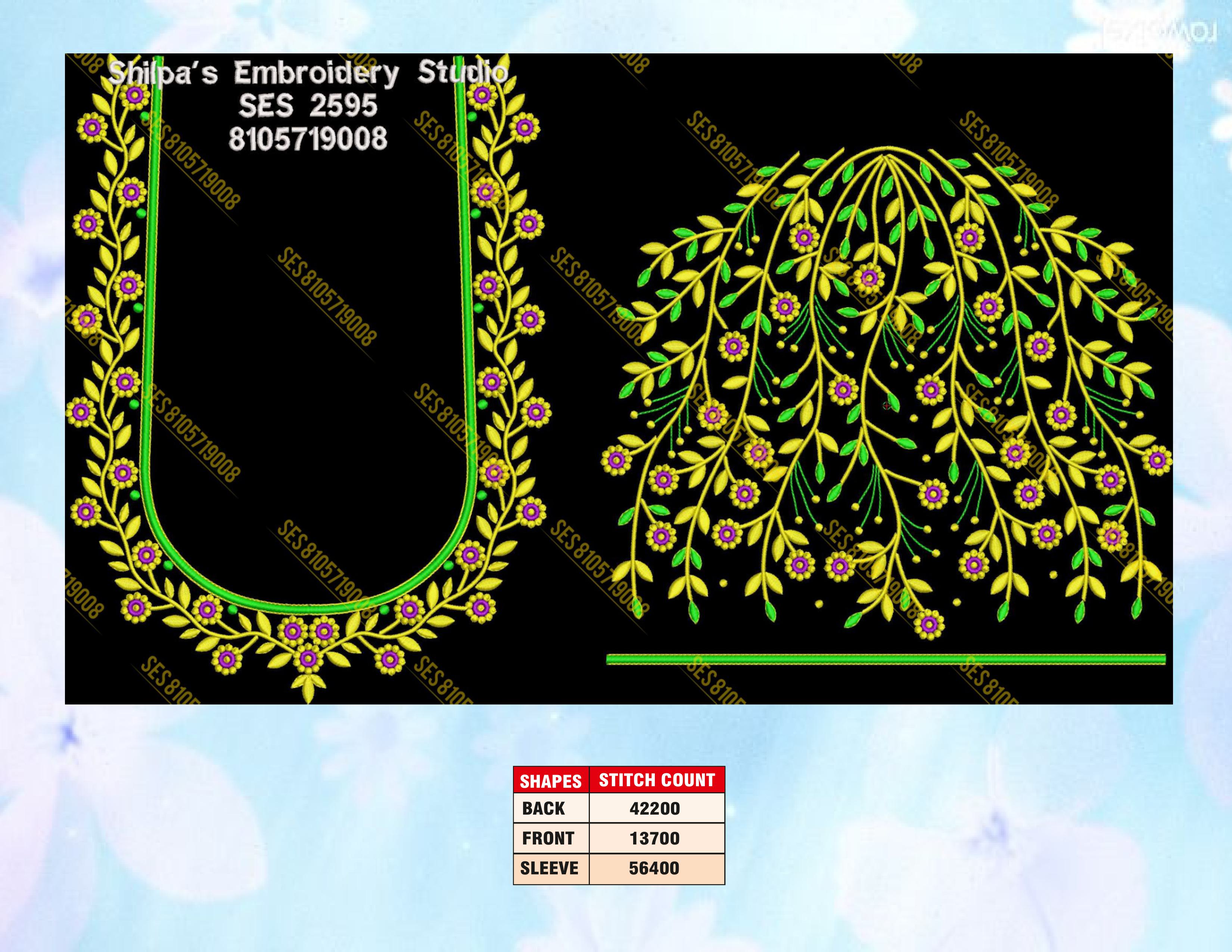 Embroidery Designs 2501-2600 Series