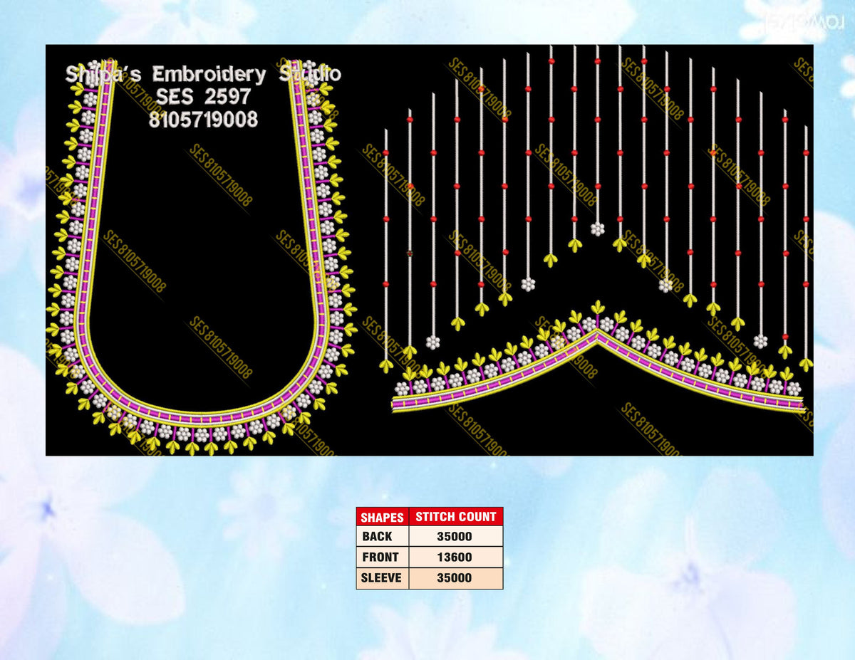 Embroidery Designs 2501-2600 Series
