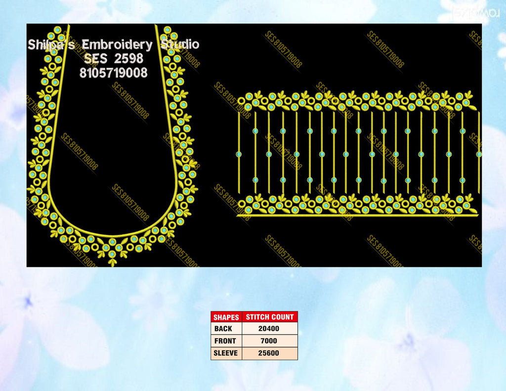 Embroidery Designs 2501-2600 Series