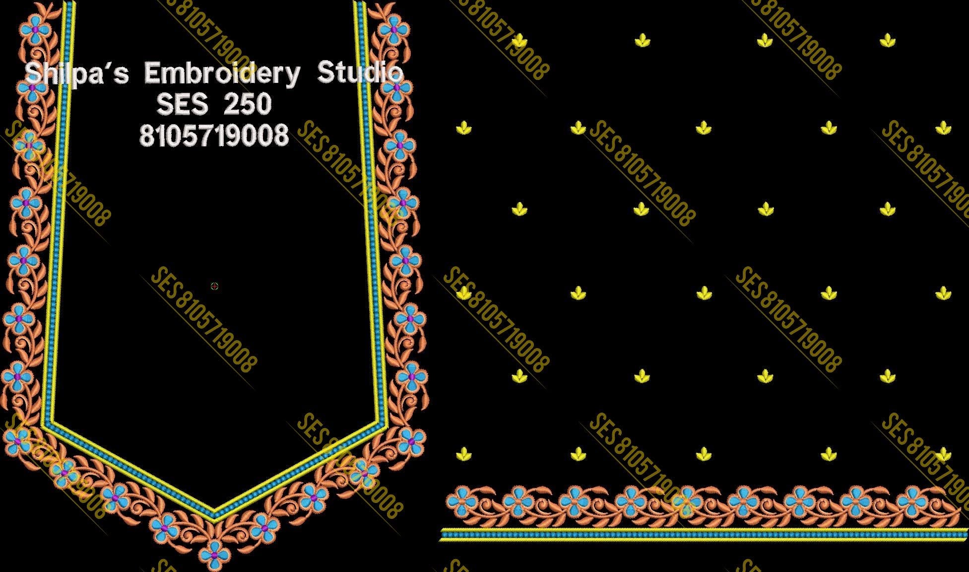 Embroidery Designs 201-300 Series