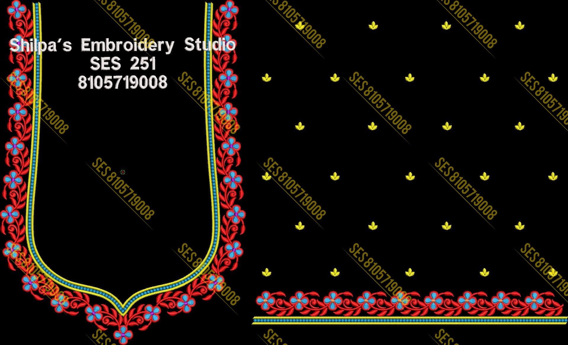 Embroidery Designs 201-300 Series