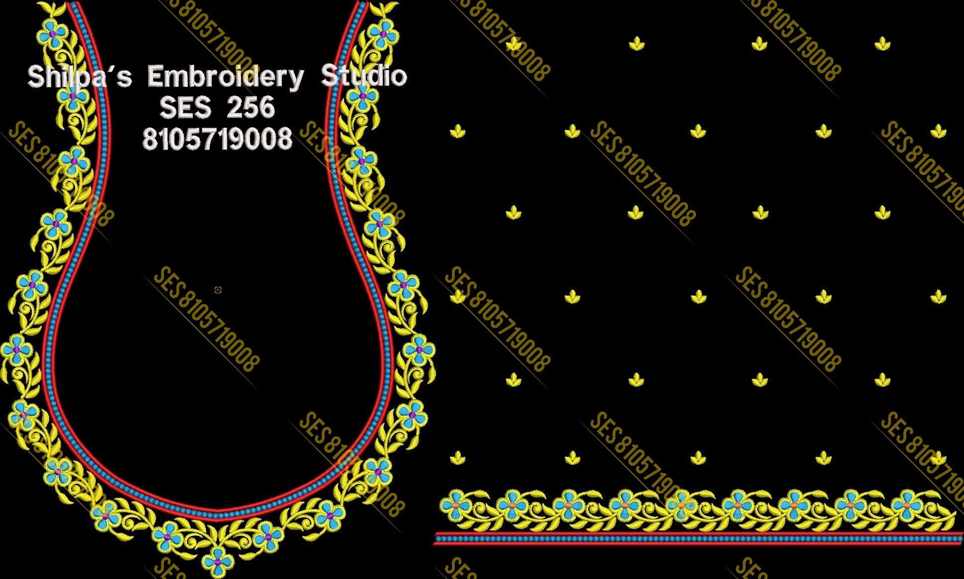 Embroidery Designs 201-300 Series