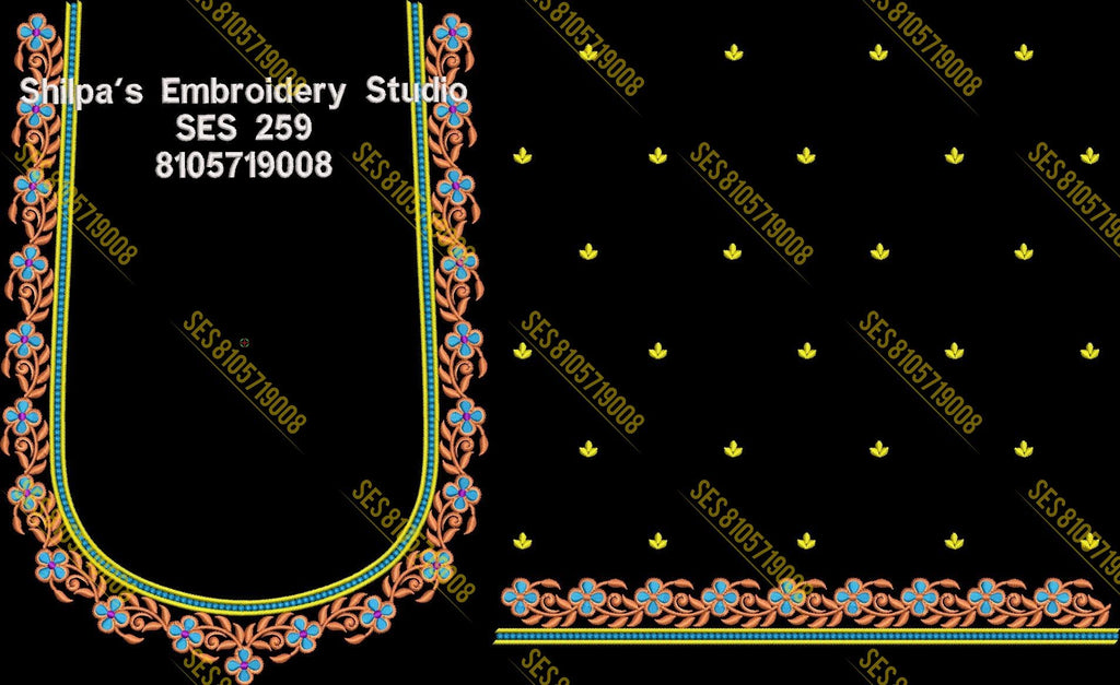 Embroidery Designs 201-300 Series