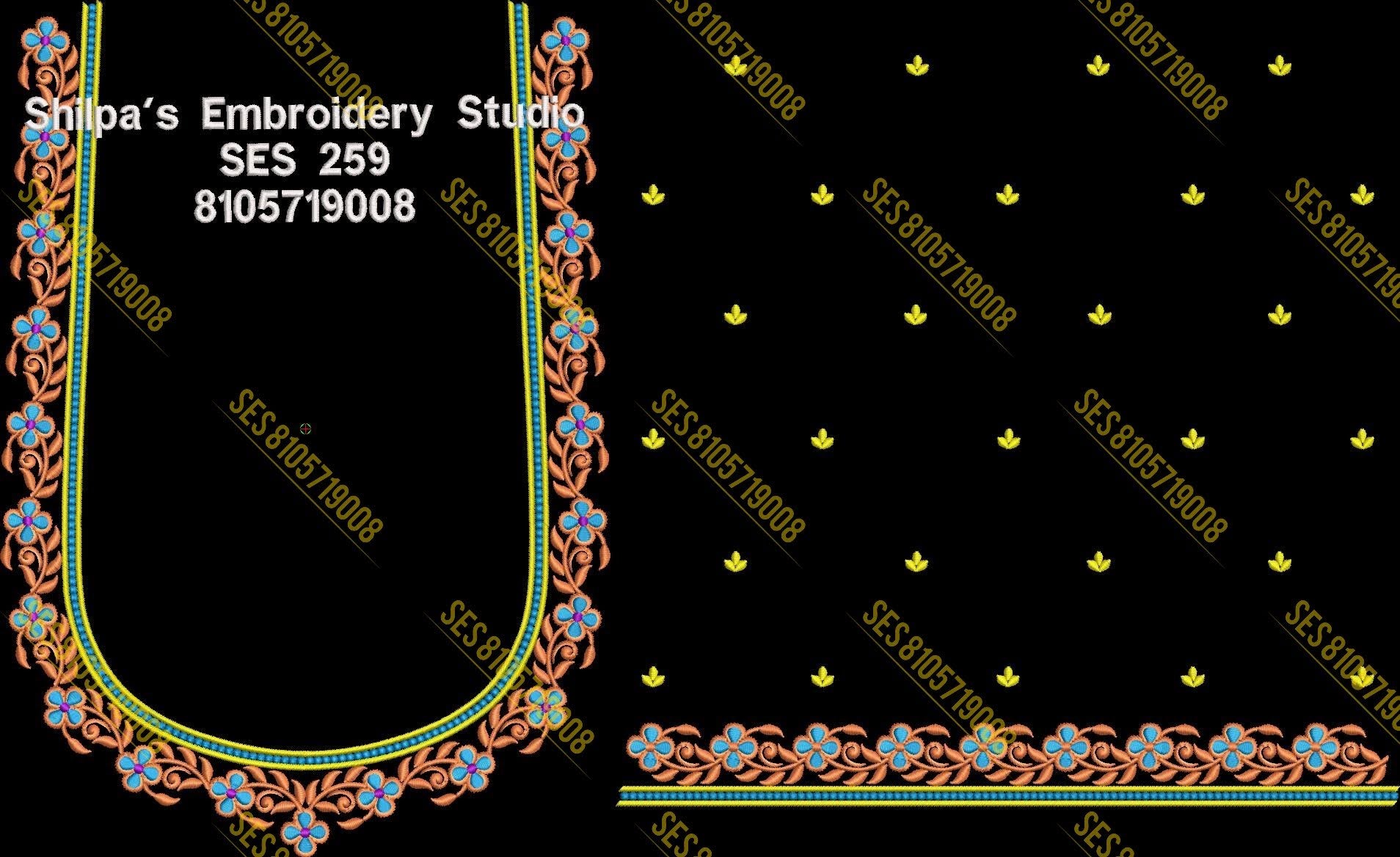 Embroidery Designs 201-300 Series
