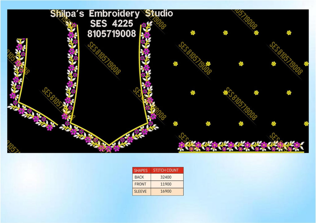 Embroidery Designs 4201-4300 Series