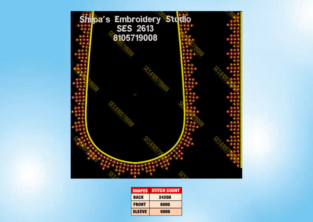 Embroidery Designs 2601-2700 Series