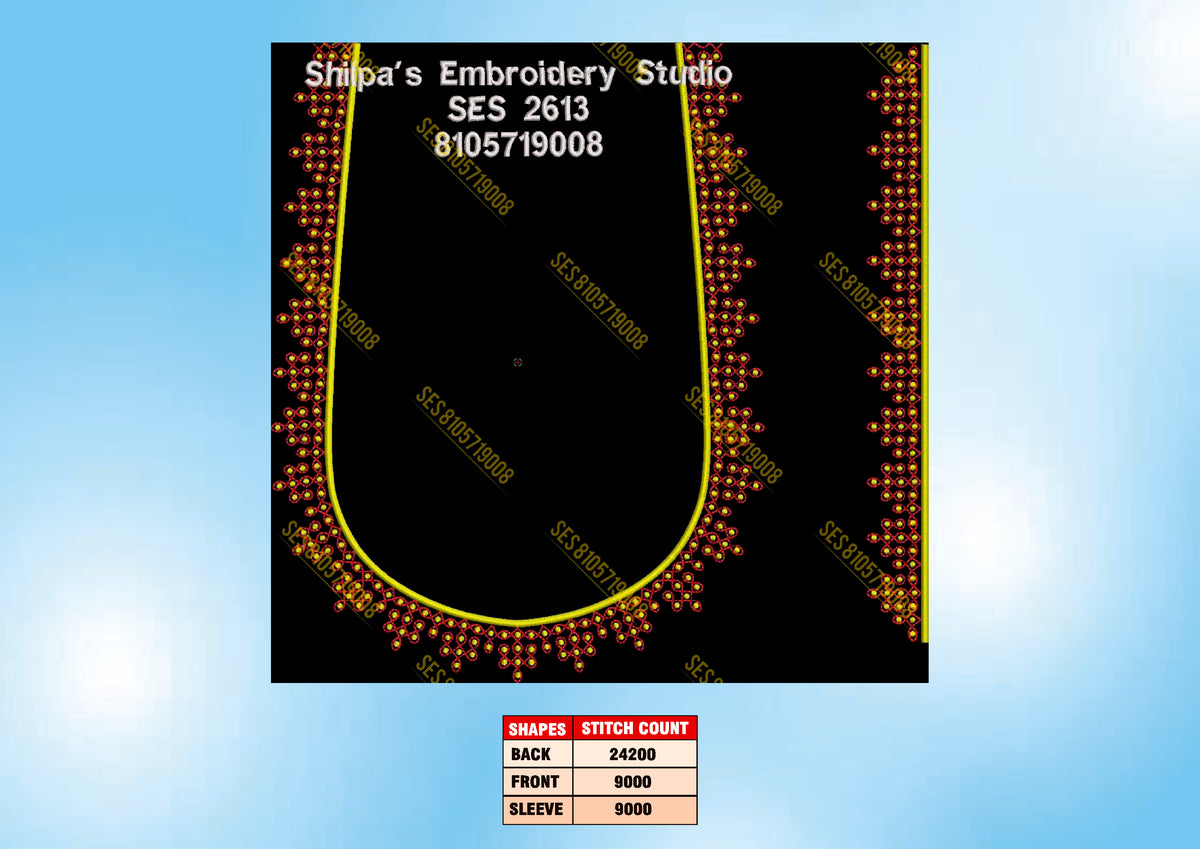 Embroidery Designs 2601-2700 Series
