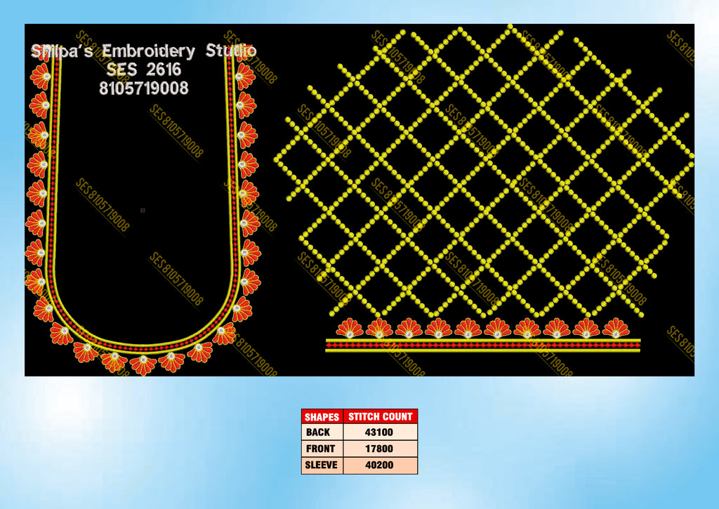 Embroidery Designs 2601-2700 Series