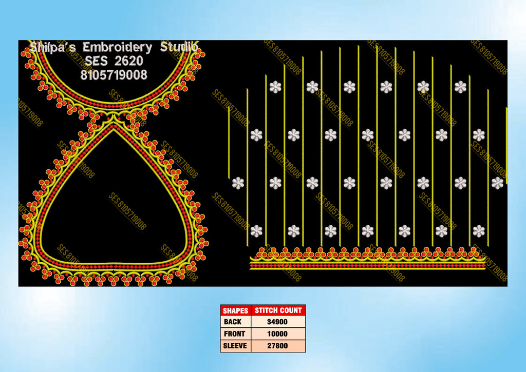 Embroidery Designs 2601-2700 Series