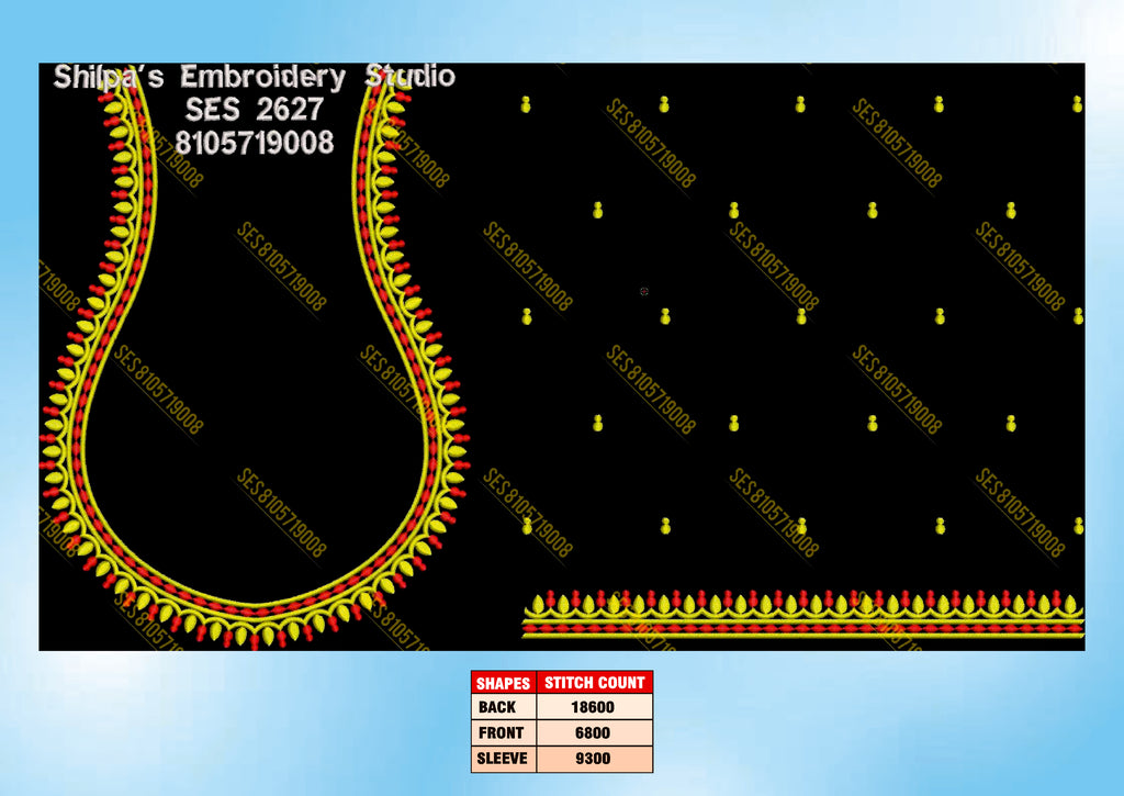 Embroidery Designs 2601-2700 Series