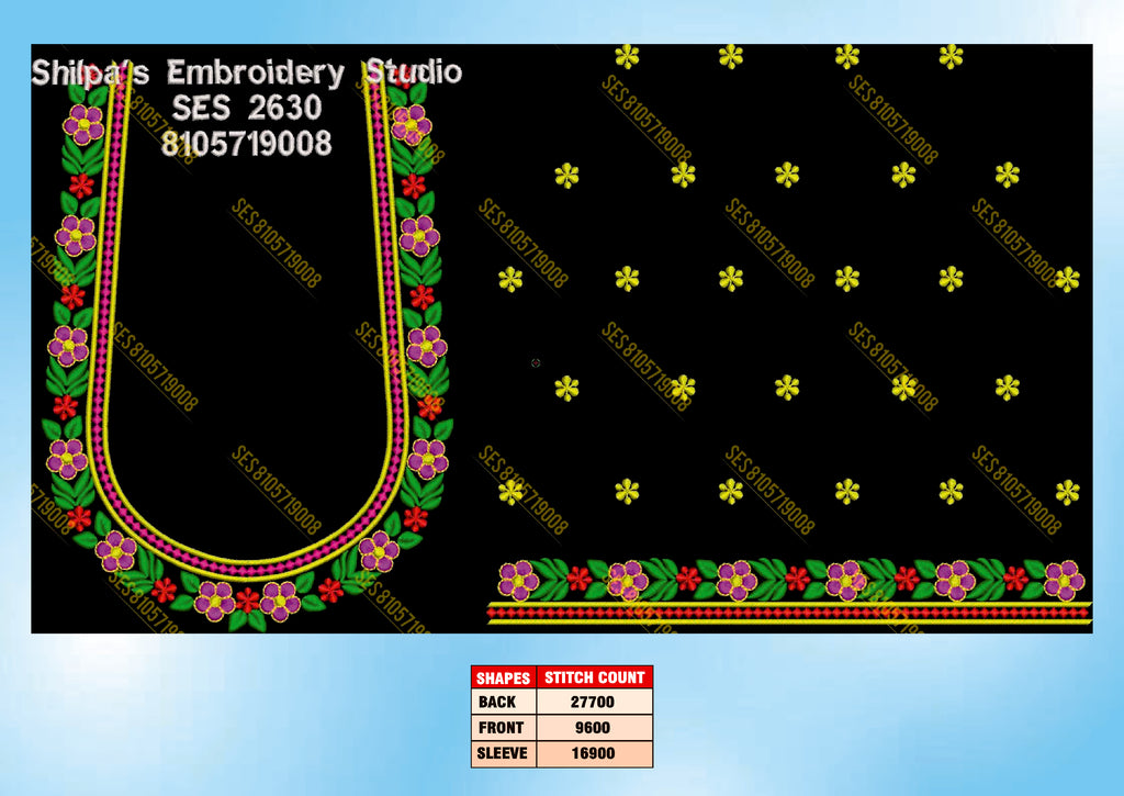 Embroidery Designs 2601-2700 Series