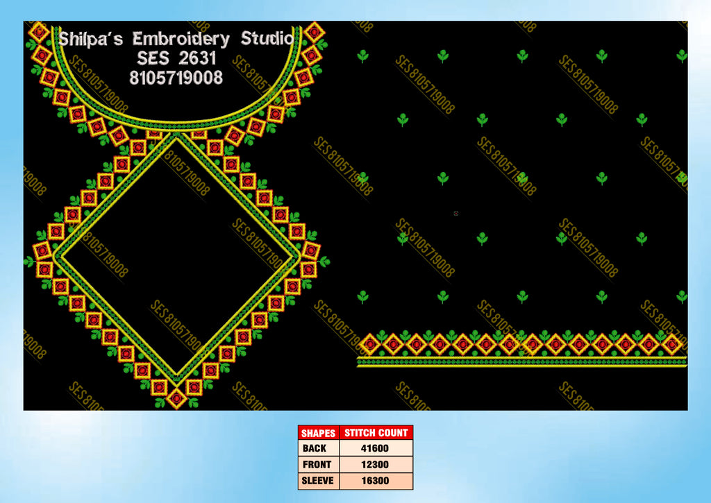 Embroidery Designs 2601-2700 Series