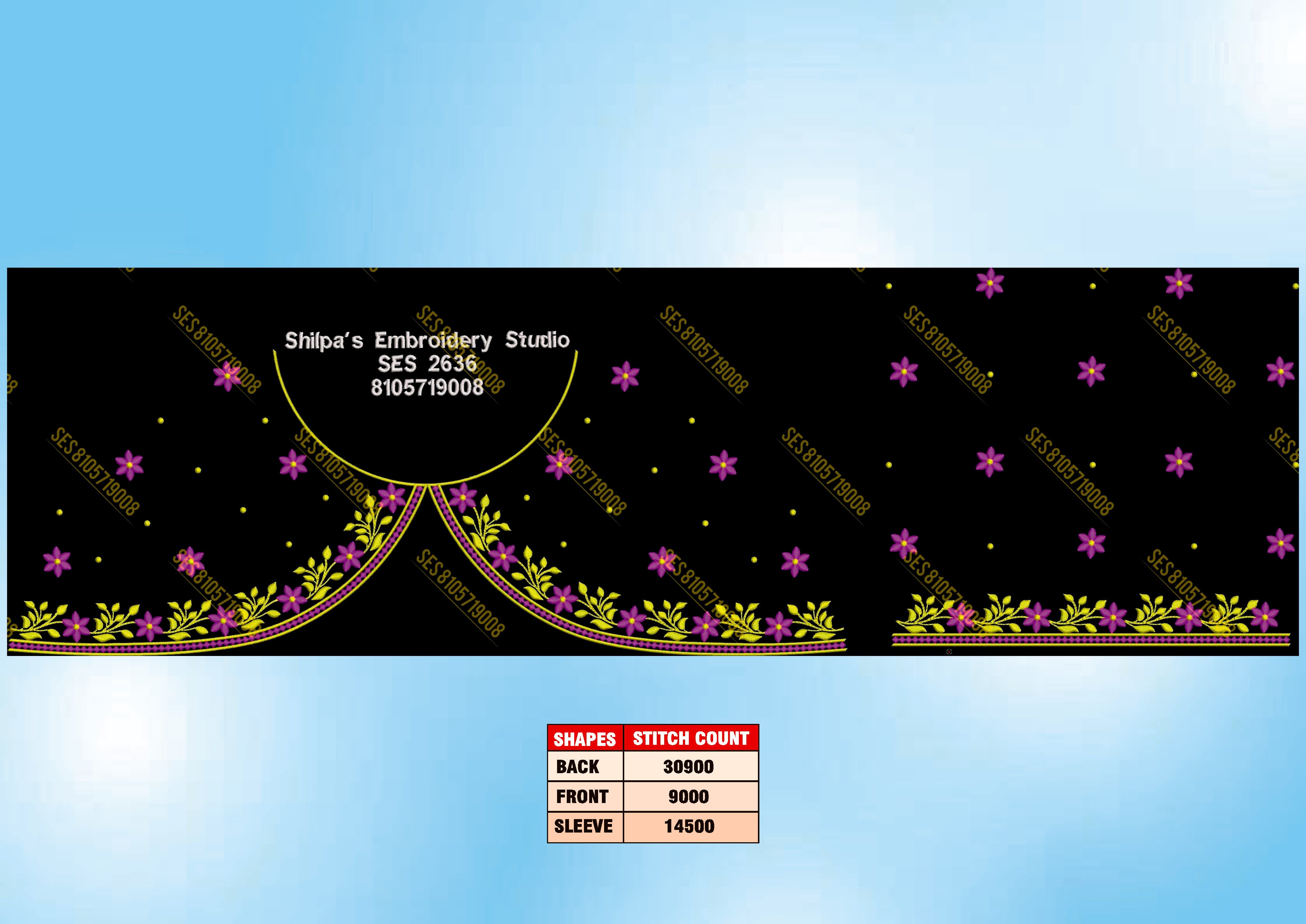 Embroidery Designs 2601-2700 Series