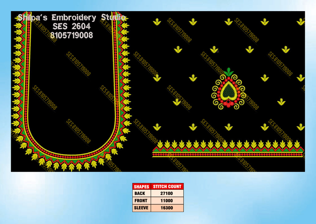 Embroidery Designs 2601-2700 Series