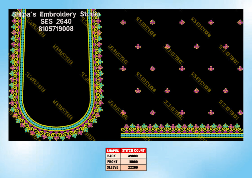 Embroidery Designs 2601-2700 Series