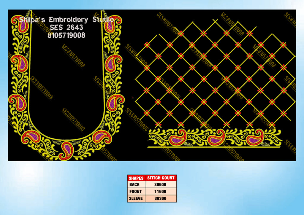 Embroidery Designs 2601-2700 Series