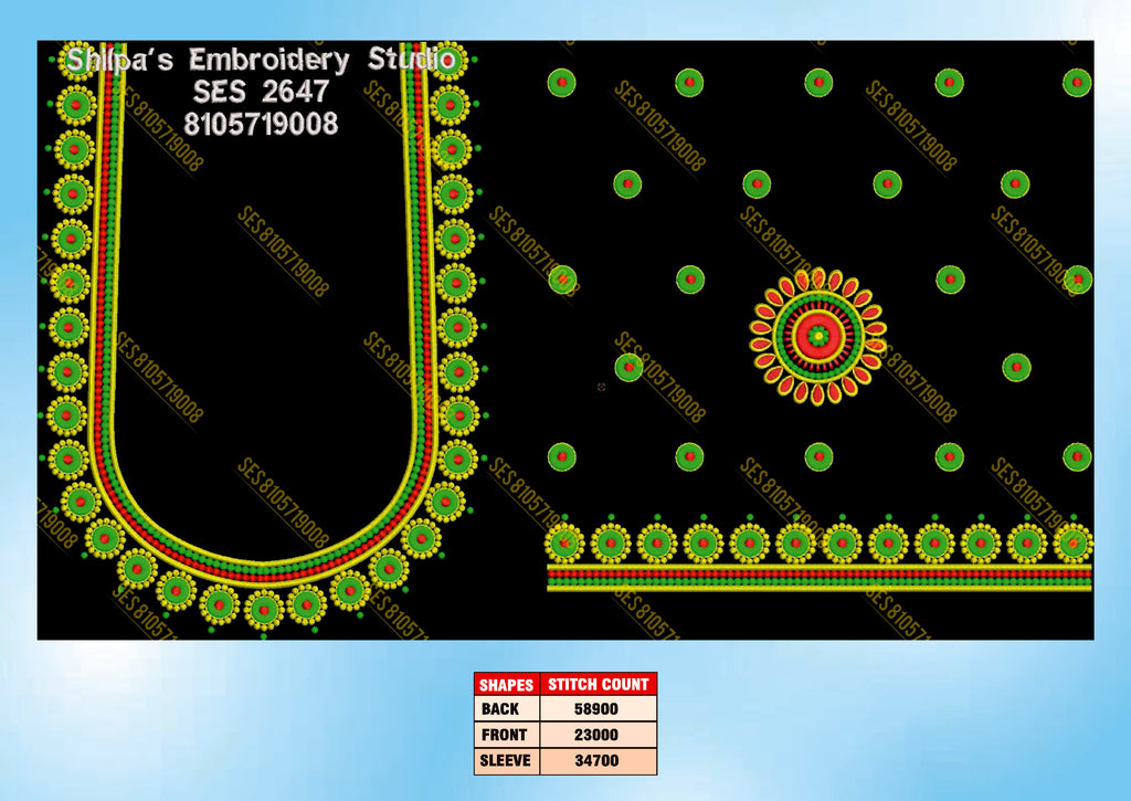 Embroidery Designs 2601-2700 Series