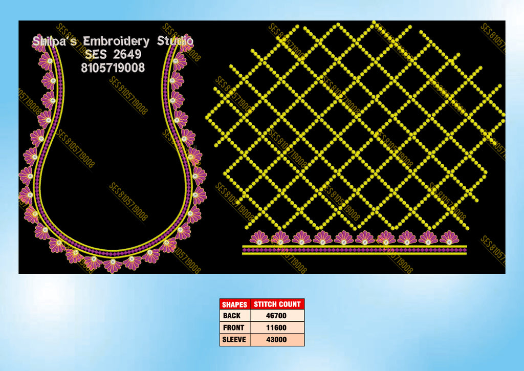 Embroidery Designs 2601-2700 Series