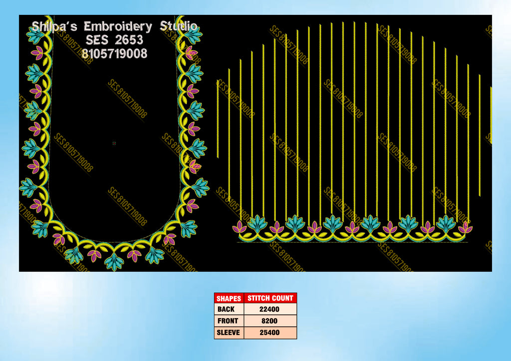 Embroidery Designs 2601-2700 Series