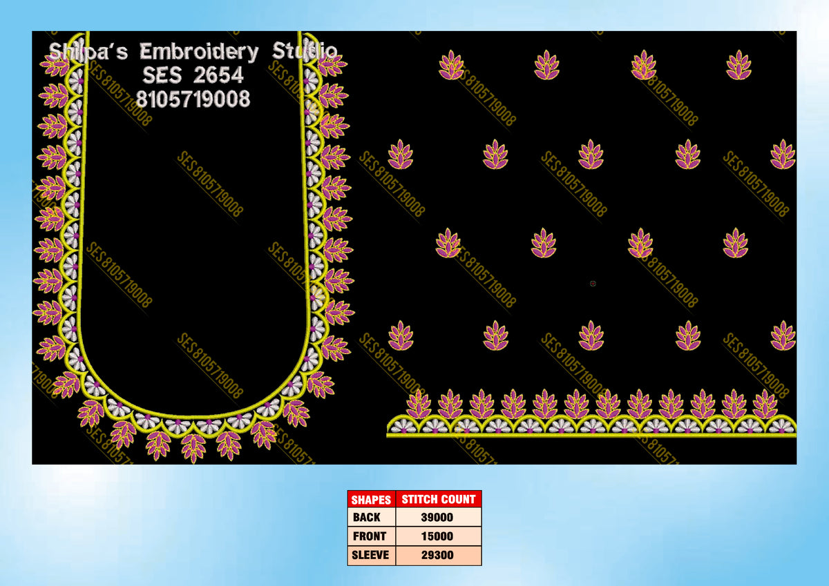 Embroidery Designs 2601-2700 Series