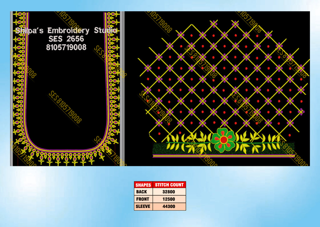 Embroidery Designs 2601-2700 Series