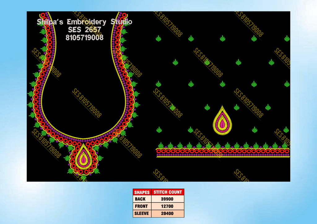 Embroidery Designs 2601-2700 Series