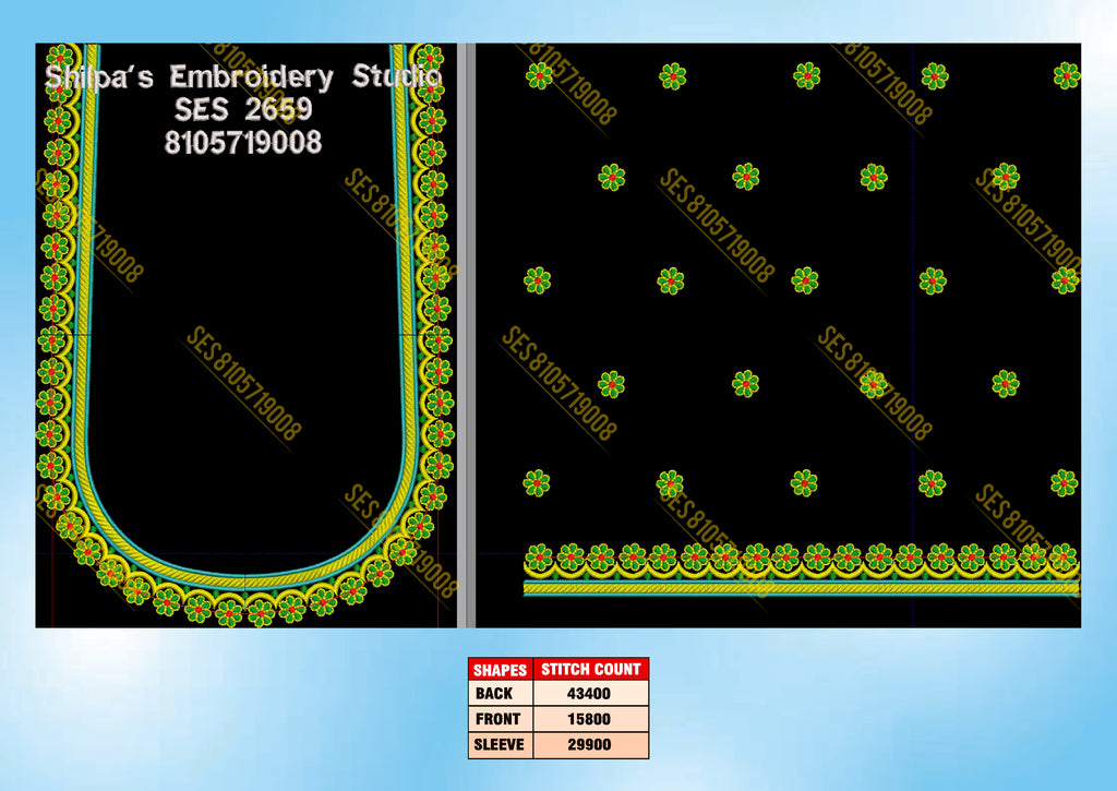 Embroidery Designs 2601-2700 Series