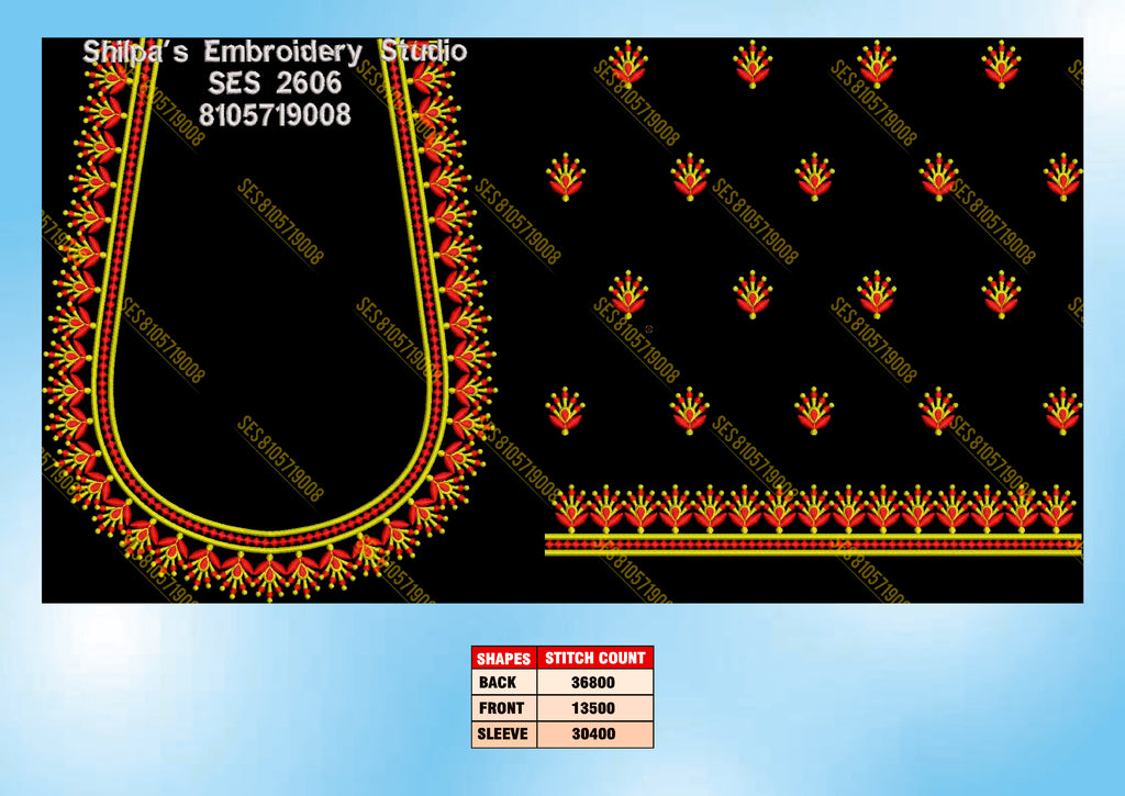 Embroidery Designs 2601-2700 Series