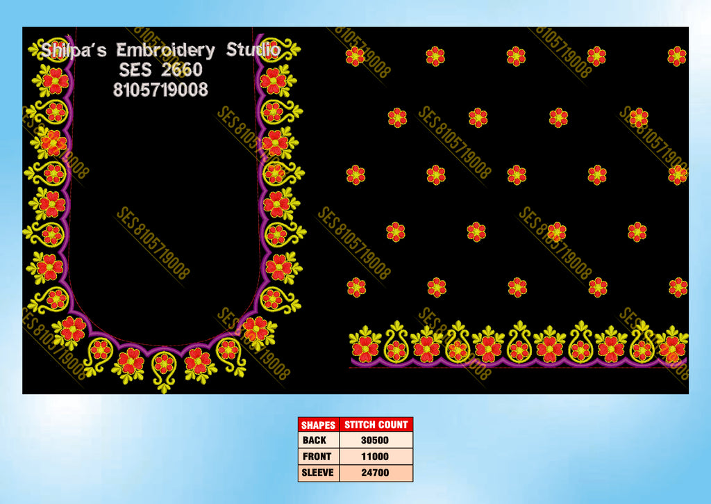 Embroidery Designs 2601-2700 Series