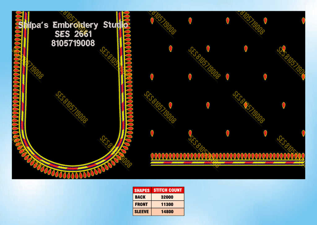 Embroidery Designs 2601-2700 Series