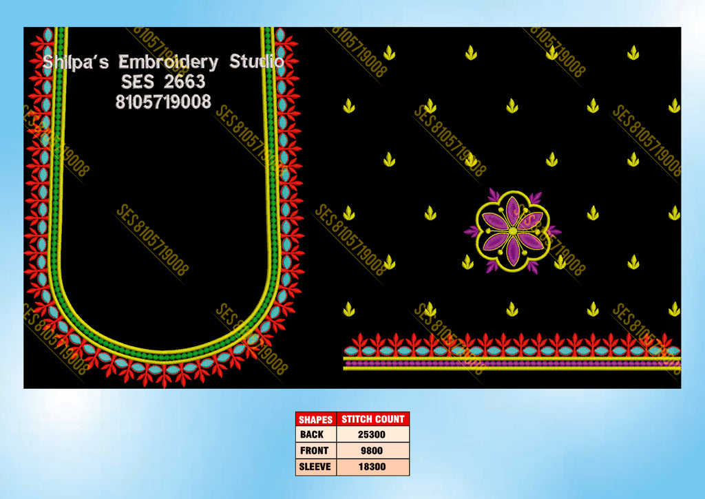 Embroidery Designs 2601-2700 Series