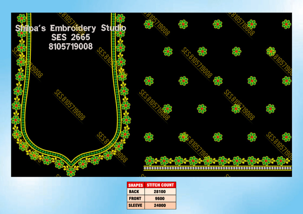 Embroidery Designs 2601-2700 Series