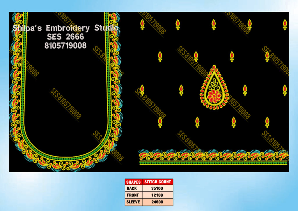 Embroidery Designs 2601-2700 Series