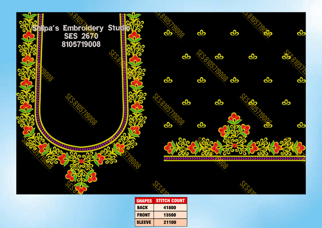 Embroidery Designs 2601-2700 Series